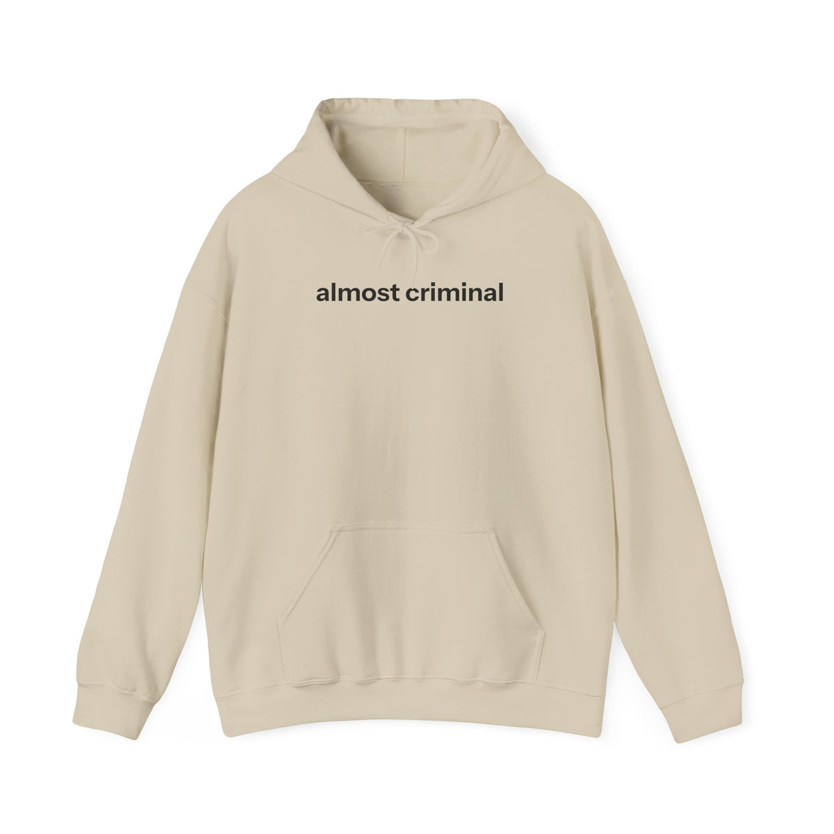 Minimal Criminal Hoodie