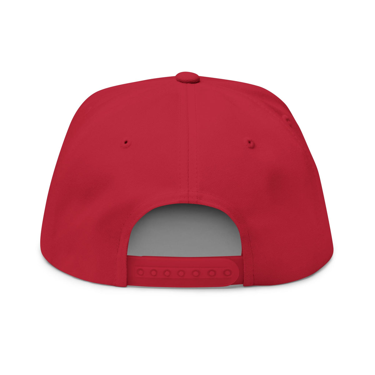 Embroidered Flat Bill Cap