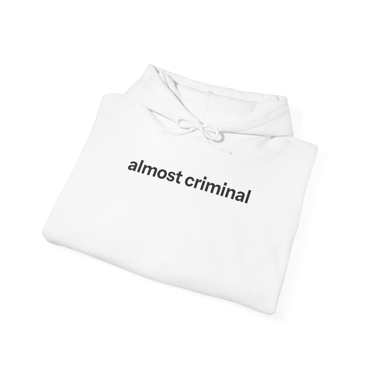 Minimal Criminal Hoodie
