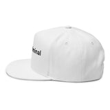 Embroidered Flat Bill Cap