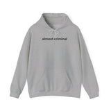 Minimal Criminal Hoodie