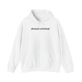 Minimal Criminal Hoodie