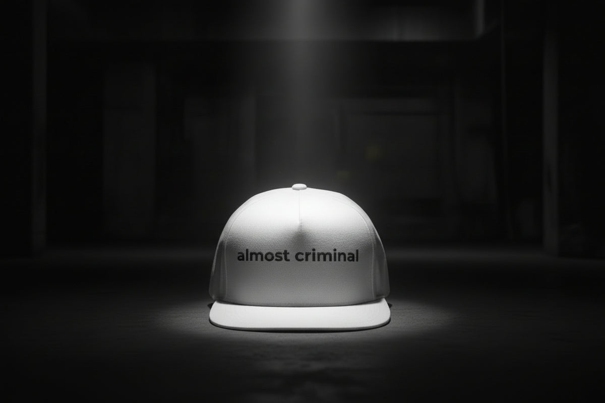 Embroidered Flat Bill Cap